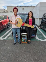 本日はご納車おめでとうございます。